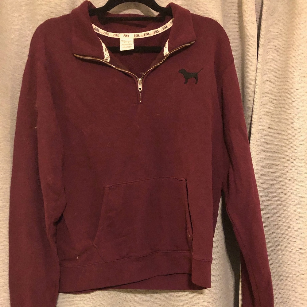 Maroon Pink brand Quarter zip